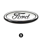 Ford Metal All Sizes Logo For Focus Mondeo Edge Ecosport Fiesta Fusion Rear Trunk Emblem Metal Cover Sticker Badge Classic Blue