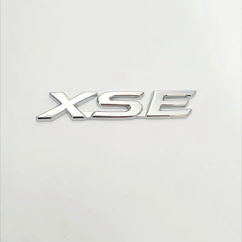 3D Metal SE XSE Logo Rear Trunk Emblem Badge Decals Sticker For Toyota Camry Sienna Highlander Corolla Car Styling Accessories