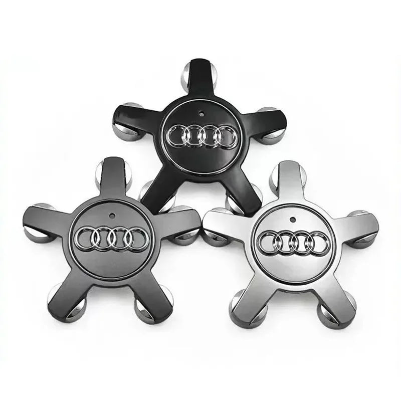 4PCS 135mm  For AUDI A4 B8 B6 B9 B7 A3 8P 8V 8L A6 C7 C6 Car Five Claws Wheel Center Cap Hub Covers 4F0601165N Accessories