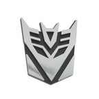 New 3D Car Stickers For Transformer Badge Decepticon Emblem Tail Decal Cool Autobots Logo Car Styling Motorcycle Car Accessories