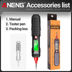 Probador de pluma eléctrica inteligente VD807, portátil, de inducción de una palabra, 50/60Hz, Sensor NCV AC 12-300V, herramientas de detección de cables sin contacto