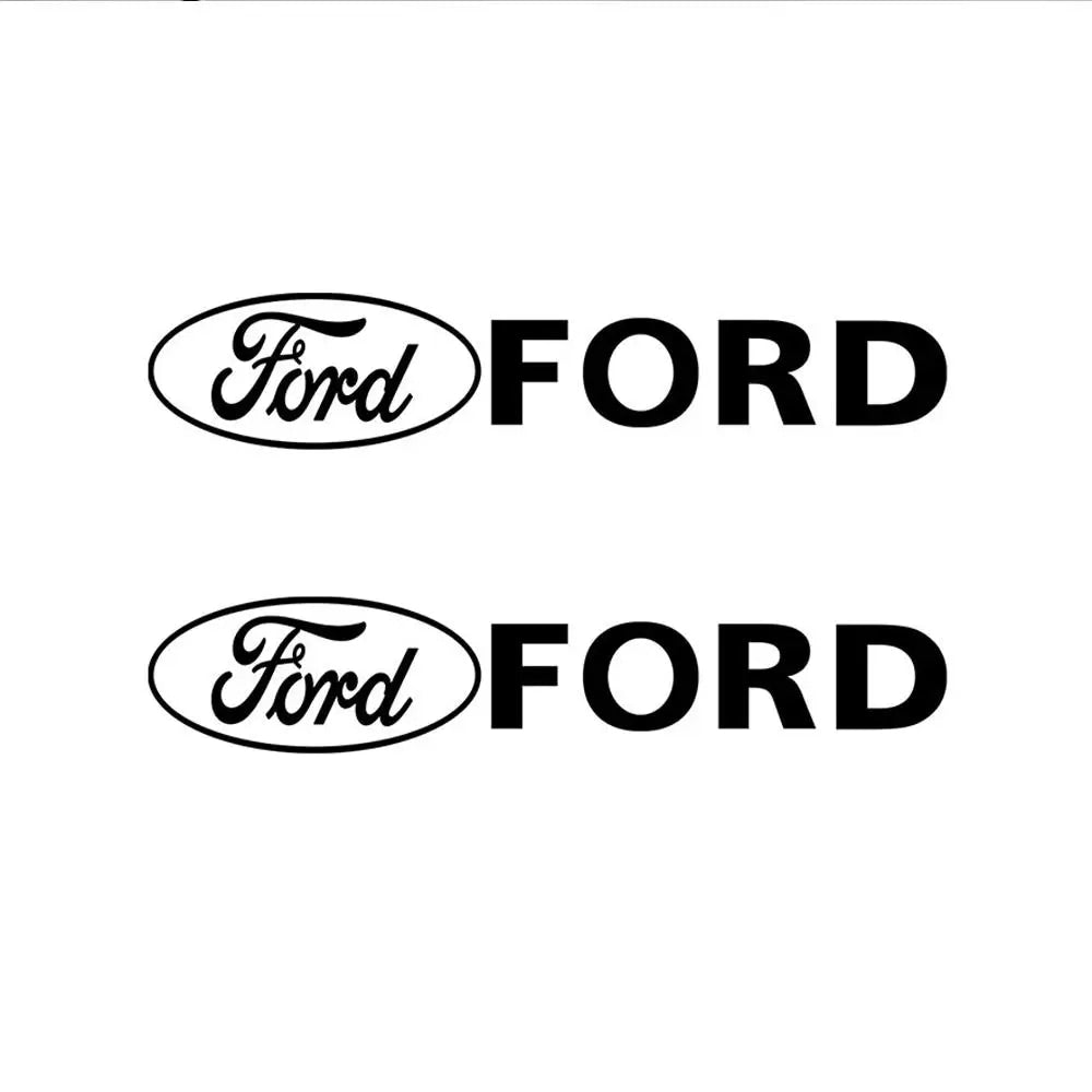 2pcs Car Emblem Stickers Window Body Trunk Badge Decoration Decal Accessories For Ford Focus Mustang Shelby Fiesta Kuga Fusion