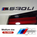 Car Styling Emblem Metal Alloy Car Fender Trunk Badge Stickers For BMW M E46 E90 E60 F30 E39 F20 G30 X1 X3 G01 G02 X5 F16 M3 M4