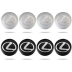 4Pcs 56MM Car Wheel Center Hub Cap Rim Cover Emblem Stickers For Lexus IS250 IS200 CT200h GS300 LS430 RX450h LX570 IS300 ES RX
