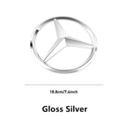 ABS Car Front Grille Badge Decal Cover Emblem for Mercedes Benz W204 W205 W210 W211 GLA GLK GLC GLE Interior Mouldings QBT-BENC