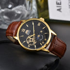 Mechanical Movement Unisex Watch Full Functionality World Time Ultra-Thin Orient Series