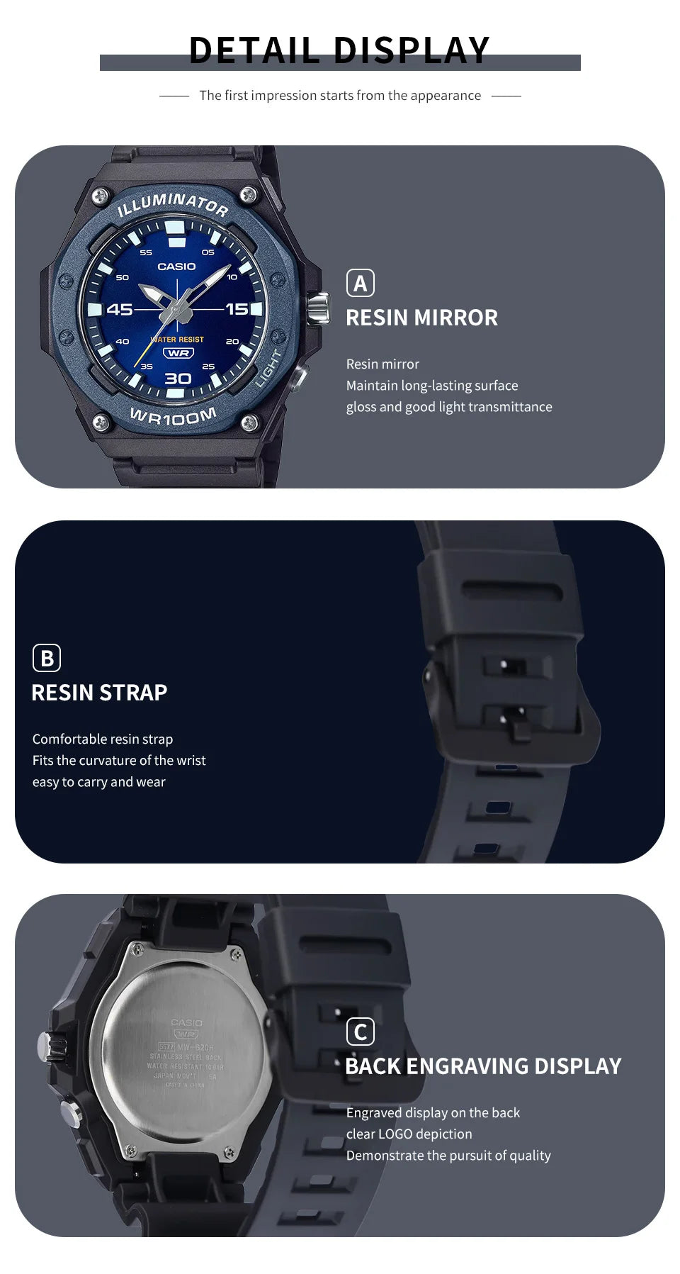 Casio watch for men 2025 New Model top set Waterproof quartz casual watch relogio masculino часы мужские наручные MW-620H series