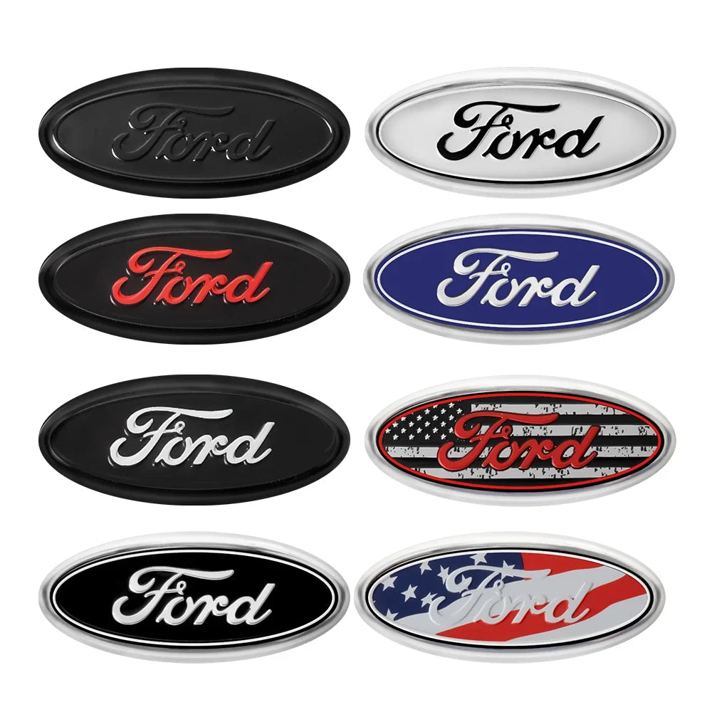 Car Styling Steering Wheel Center Cover Sticker Badge Decor Auto Accessories For Ford Focus Mk4 Kuga Fiesta Mk7 Explorer Mustang