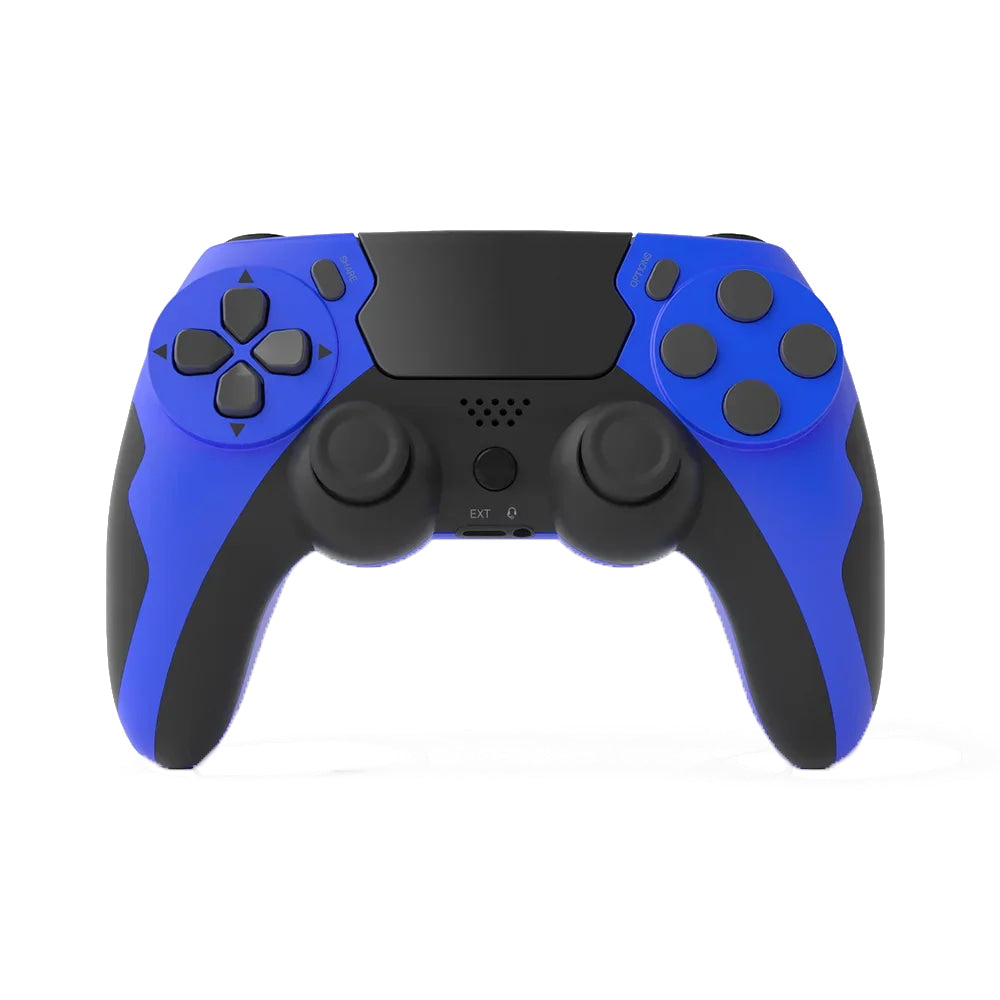 GAMINJA Wireless Controller Bluetooth Gamepad Double Vibration 6Axis Joypad Touchpad Microphone Earphone Port For PS4 PS3 PC