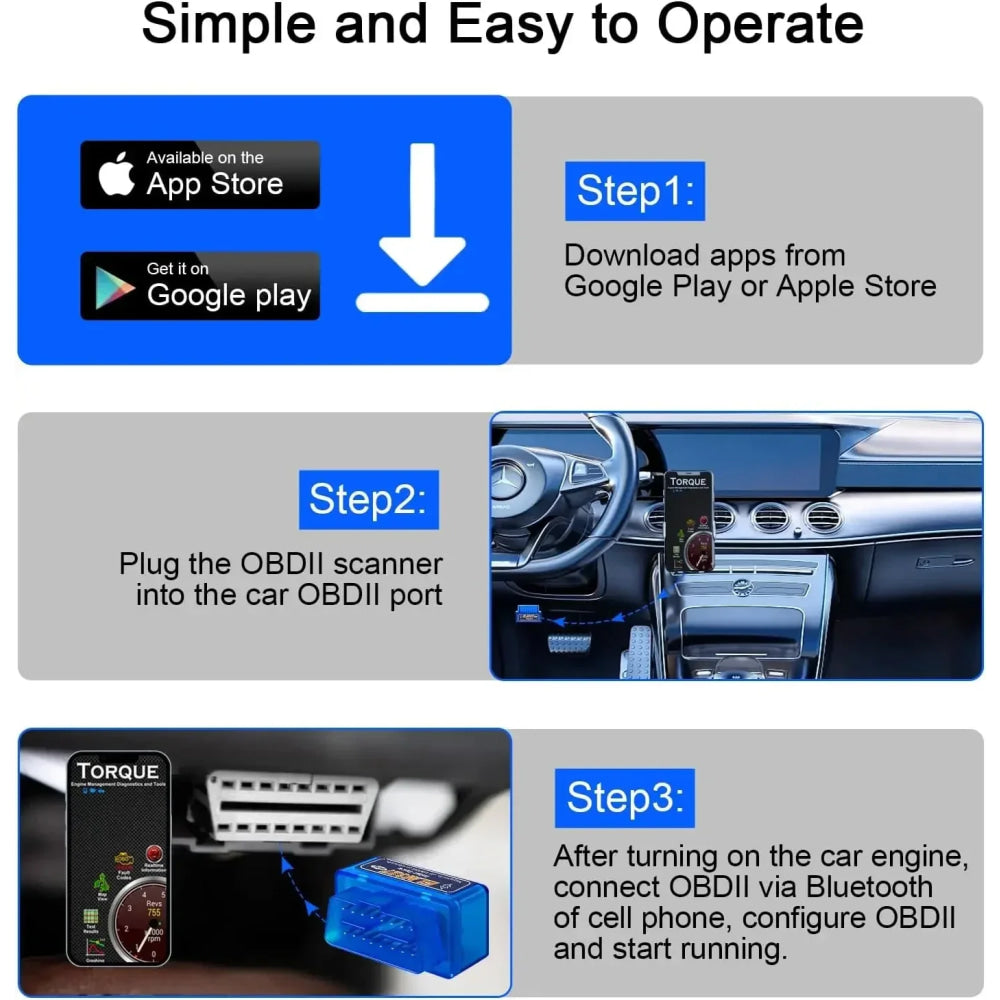 Escáner OBD2 Mini lector de códigos ELM327 V2.1, herramientas de diagnóstico de coche, herramienta de escaneo inalámbrico para comprobar el motor, Detector de fallos