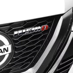 3D Metal Car Front Grille Emblem NISMO  Logo Decal For Nissan X-trail Qashqai Note Juke Sentra Patrol Car Styling Accessories