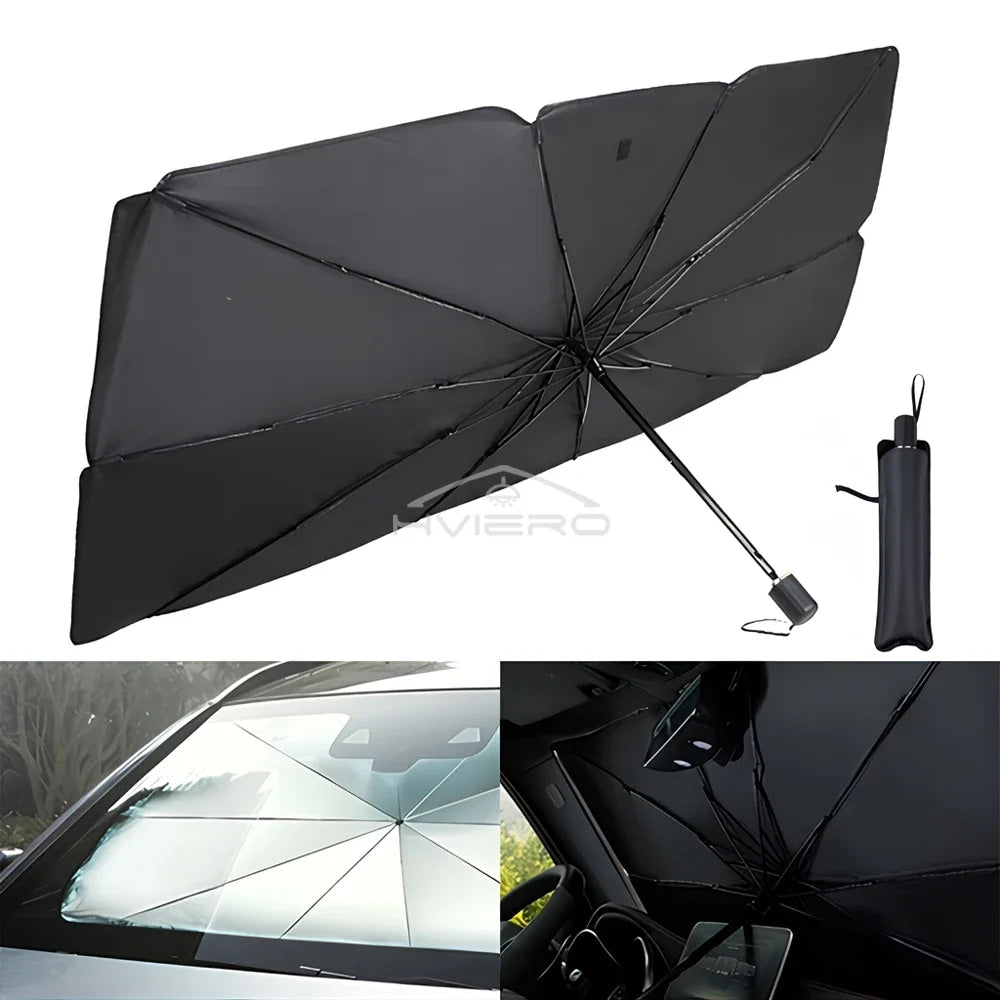 Parasol plegable multiusos para parabrisas de coche, accesorio para Interior, parte, Parasol automático, cubiertas delanteras