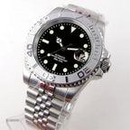 Miyota 8215 PT5000 Stainless Steel 40mm Dive Automatic Men Watch Sapphire Crystal Rotating Bezel Luminous Mechanical Wristwatch