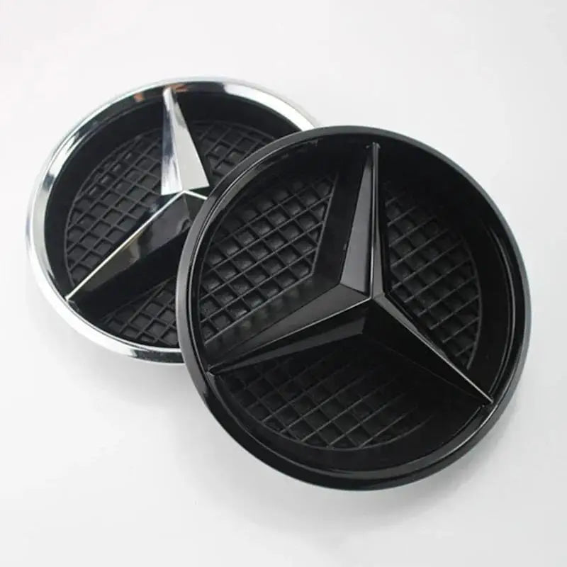 3D Car Grill Emblem Star Badge Front Grill Logo Mercedes Benz AMG W204 W205 W213 W253 GLC GLE Interior Mouldings QB-SX-BENZ VVZ