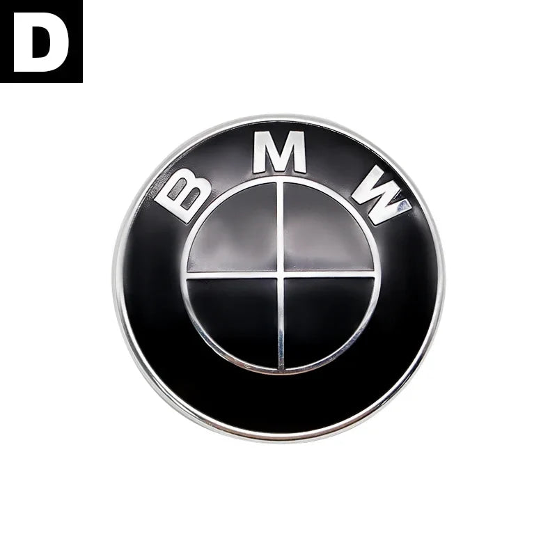 Carbon Fiber 50th Anniversary Front Rear Logo Kit for BMW 82mm 74mm Badge F30 F10 E46 E90  2-Pin Base DIY Replacement Decor Set