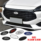 Car Front Grille Emblem Rear Trunk Logo Badge For Ford Fiesta Focus 2 3 Mondeo Edge Ranger Fusion Kuga S-MAX Transit Accessories