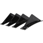 LAICY For Chevy Corvette C7 Z06 GS 14-19 Car Rear Bumper Lip Rear Diffuser Shark Fins Curved Spoiler Lip Wing Splitter 4 Fin
