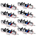 Car Front Grille Badge Logo Sticker M Series Number Sticker ABS Logo Suitable for BMW X2M X3M4 X5M X6M 7 F48 G01 E84 F10 F30 G11