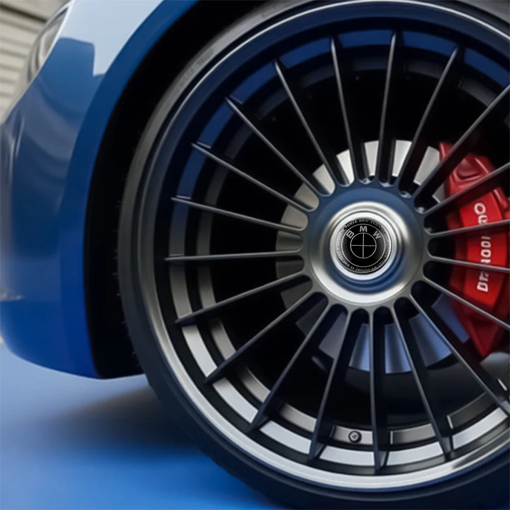 4Pcs 183mm Floating Car Wheel Center Caps Rims Hub Cover For BMW 50TH M Performance M3 M5 M6 F01 F20 F10 F13 F15 F16 F30 F34 F32