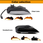 2pcs For Infiniti Q50 and Q50 Sport Car Bumper Sequential Amber Turn Signal Replace Switchback white LED Daytime Running Light