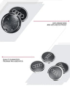 4pcs 69mm Car Styling Wheel Center Cap Hub Covers Badge For Audi A3 A4 A5 A6 A7 A8 S4 S6 A4L A6L 4B0601170A Auto Accessories
