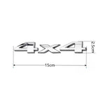3D Metal 4X4 Letter Emblem Badge Stickers Car Trunk Logo For Jeep Wrangler Grand Cherokee Compass Overland Decor Accessories