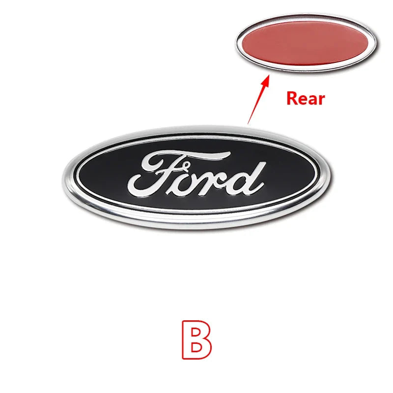 Aluminum Badge 5.8cm Car Steering Wheel Emblem Decals For Focus 2 Mk3 F150 Mondeo Fusion Ranger Escort Explorer Kuga Taurus
