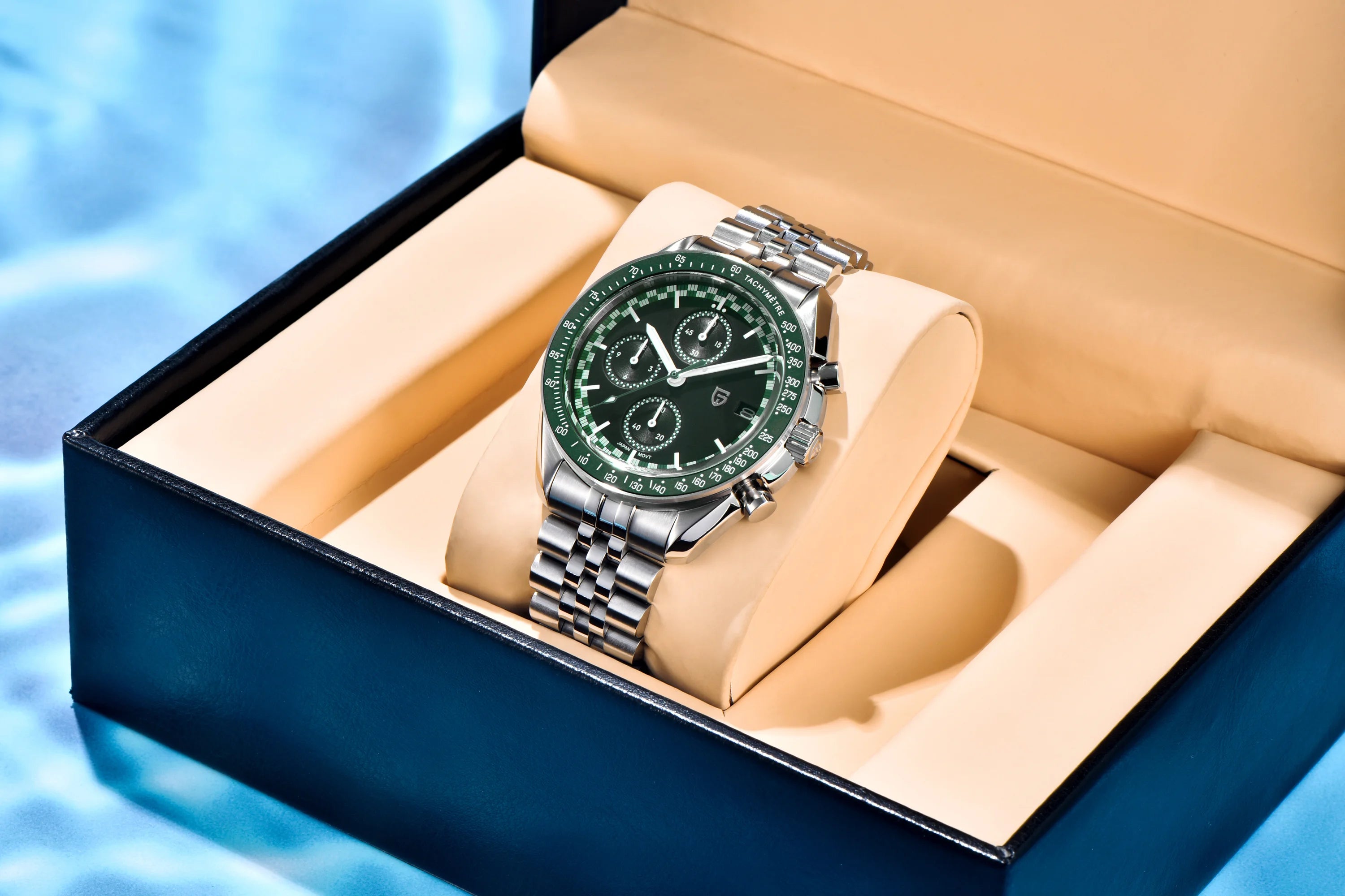 PAGANI DESIGN 2026 New Men's Watches Sport Quartz Watch For Men Racing Chronograph Waterproof AR Sapphire crystal Wristwatch Men