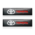 Auto sticker For Toyota Camry Car Seat Belt Cover Carbon Fiber Leather Shoulder Protection Cover Corolla E150 Rav4 Mark 2 Reiz