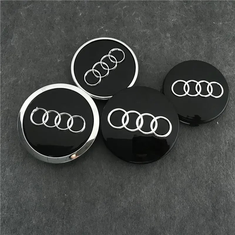 4pcs 60mm 61mm 68mm 69mm Car Styling Wheel Center Cap Hub Covers Badge 4B0601170 For Audi A3 A4 A5 A6 A7 A8 S4 S6 Accessories