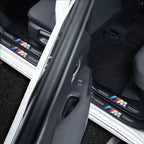 1/4/5Pcs Carbon Fiber Door Sill Anti Scuff Plate Sticker For BMW M2 M3 M4 M5 G06 G07 G14 G15 G16 G42 G80 F20 F21 F82 F83