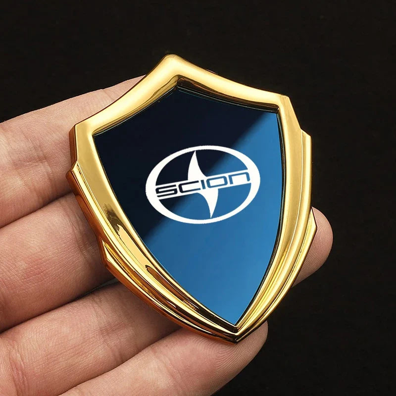 auto accessory 3D metal accsesories car stickers for Toyota scion XA XB XD IQ TC