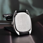 RollsTimi 2026 New Men's Watches Top Brand Luxury Oval Quartz Watch For Men Fashion Watch Man Waterproof VH31 Clock Gift Leathe