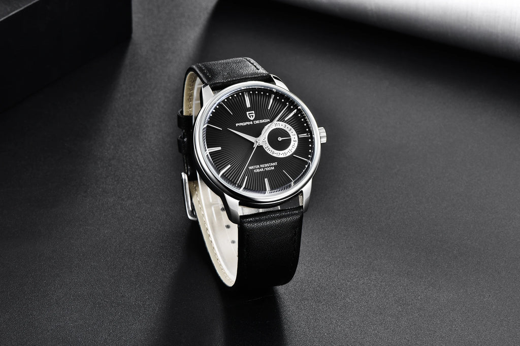 2026 Pagani Design Reloj Hombre PD1654 Quartz Watch Men 100M Water Resistant Leather Strap  Fashion Business Wristwatch reloj