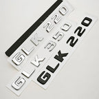 3D ABS Car Logo 4 Matic GLK220 GLK300 GLK350 Emblem Letters Sticker Rear Trunk Badge for GLK W204 X204 GLK220 GLK300 GLK350