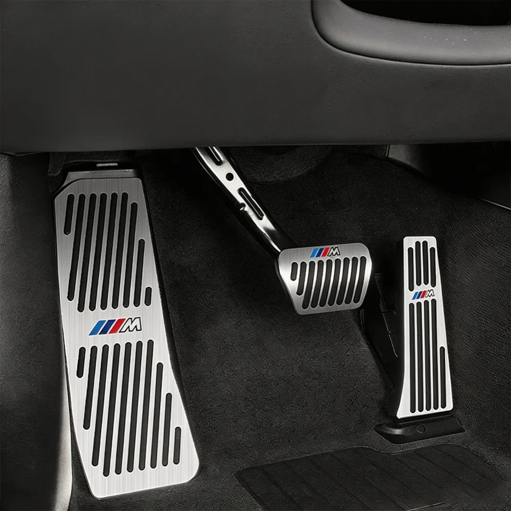 Car Accelerator Brake Pedals Footrest Covers Accessories For BMW E90 G80 M3 G30 M5 F82 F83 F20 F21 G42 F95 F96 G06 G07 M2 M4 M8
