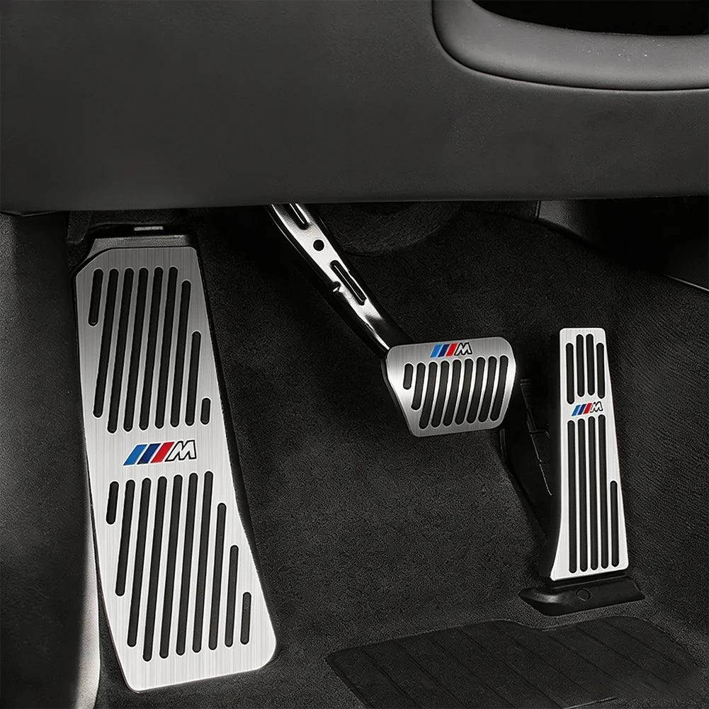 Car Accelerator Brake Pedals Footrest Covers Accessories For BMW E90 G80 M3 G30 M5 F82 F83 F20 F21 G42 F95 F96 G06 G07 M2 M4 M8