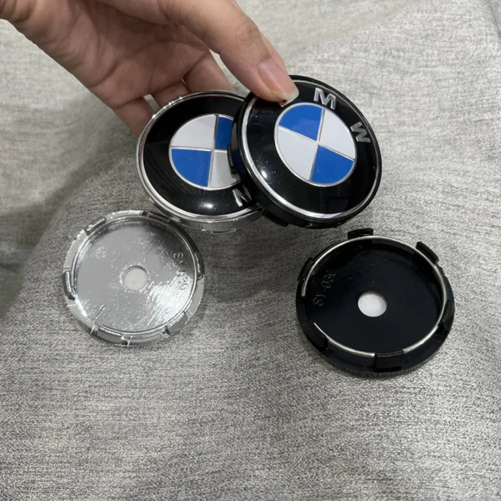 60mm-4pcs BMW hub cover tire center is suitable for hub cover replacement parts with 60mm diameter.