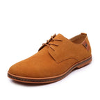Zapatos de gamuza para hombre, zapatos de vestir de diseñador de lujo para hombre, zapatos clásicos cómodos para fiesta y boda, zapatos informales Oxford, zapatos planos de gran tamaño