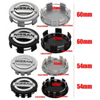 4pcs 54/60MM Car Styling Wheel Center Cap Hub Covers Badge Accessories For Nissan Nismo GTR Qashqai Almera Teana V36 Sylphy Note