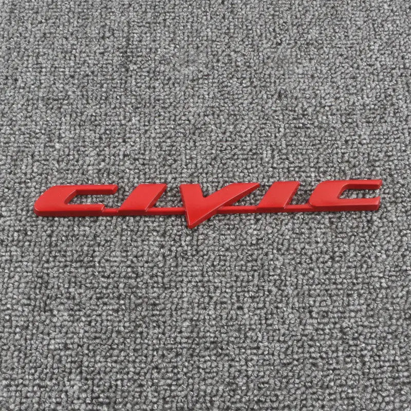 Car Emblem Decals VTEC IVTEC Metal Badge Sticker Accessories For Civic cb400 i-VTEC vfr800 cb750 Accord Odyssey CRV Pilot FIT