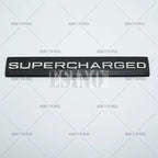 Car Styling Supercharged 3D ABS Adhesive Emblem Rear Trunk Badge Fender Sticker Car Body Decal Auto Accessory