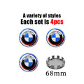 4Pc 68mm 56mm Car Rim Cover Wheel Hub Center Caps Badge Emblem Accessories For BMW E90 E60 F18 E46 F30 F20 M2 M5 M3 E87 M4 X3 X5