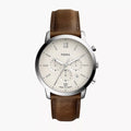 Fossil FS5380 Men's Watch Neutra Chronograph Quartz Leather Strap Vintage Casual Business Wristwatch for Men
