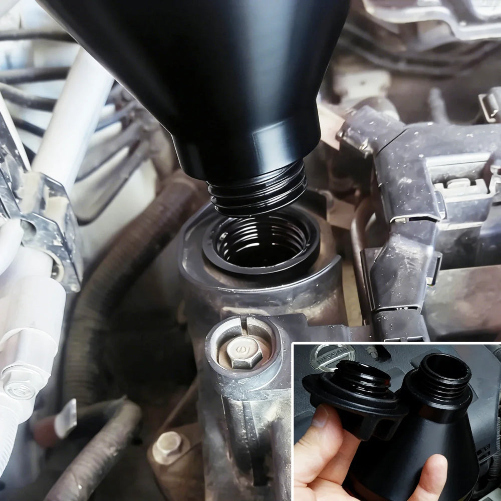 Car Engine Oil Funnel Filler No-Spill For Honda Civic Accord 2002-2025 For CR-V Fit Jade City For Stepwgn Oil Change Funnel