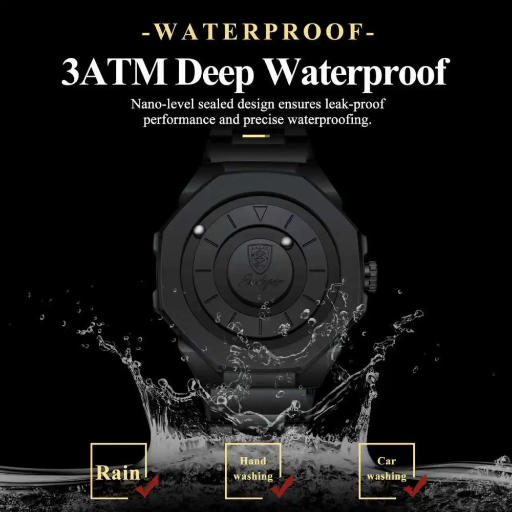 POEDAGAR High Quality Luxury Watch For Men Waterproof Fashion Man Wristwatch Business Stainless Steel Men's Quartz Watches Reloj