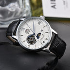 Orient Sport Sun, Moon, and Stars Skeleton Mechanical Men's Watch Full Function World Time
