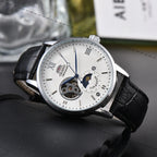 Orient Sport Sun, Moon, and Stars Skeleton Mechanical Men's Watch Full Function World Time