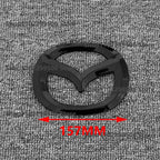 Car Front Grille Badge Trunk Emblem For 2014 15 16 17 18 19 Mazda 6 black Carbon steering wheel Rear Body Decal Accessories
