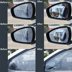 Pegatina antiniebla a prueba de lluvia para coche, película impermeable para ventana transparente, accesorios de película para espejos de motocicleta y coche